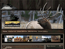 Tablet Screenshot of coloradooutdoorsports.com